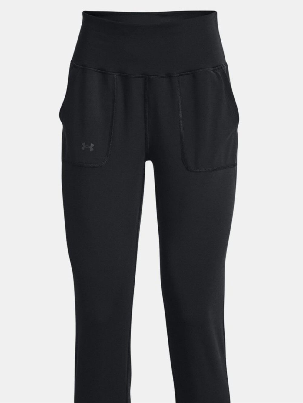Like NEW! Under Armour Women's Black High-Waist Jogger Pants with Pockets